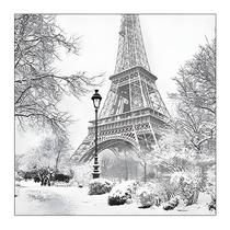 20 Guardanapos para Decoupage Ambiente Winter In Paris