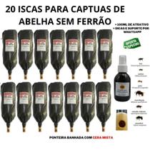 20 Iscas Com Atrativo P/ Abelha Sem Ferrao Jataí Mandaçaia Irai Mirim 20 Iscas Com Atrativo P/ Abelha Sem Ferrao Jataí Mandaçaia Irai Mirim