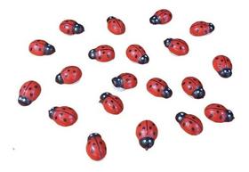 20 Joaninhas Miniaturas Terrário Mini Mundo Jardim Decoração 20 Joaninhas Miniaturas Terrário Mini Mundo Jardim Decoração