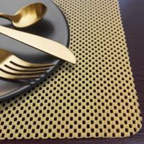 20 Jogo Americano PVC Antiderrapante Flex Resistente Bege