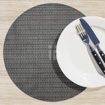 20 Jogo Americano Redondo Tela Trançado Trama Rústico CZ