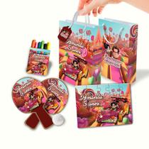 20 Kit 02 Lembrancinha Sacolinha Personalizada Vanellope