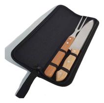 20 Kit Churrasco C/ Estojo 2 Peças Cabo Madeira Brinde 20 Kit Churrasco C/ Estojo 2 Peças Cabo Madeira Brinde