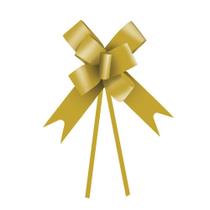 20 Laços Magico Branco Dourado para Embalagem Decoração Presente Artesanatos Caixas Cestas - Cromus