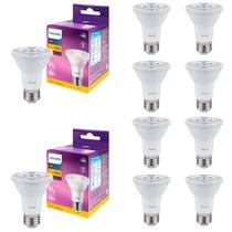 20 Lâmpada Spot Par20 Led Philips 4.9w 6500k Luz Fria Bivolt
