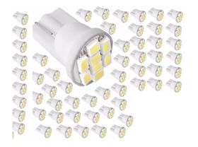 20 Lampadas Pingao T10-8 Leds Pingo Luz W5W 1026 Automotiva