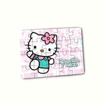 20 Lembrancinha Quebra Cabeça Personalizado Hello Kitty