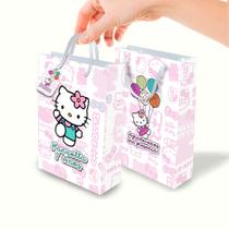 20 Lembrancinha Sacolinha Personalizada Hello Kitty