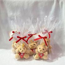 20 lembrancinhas maternidade urso chaveiro vermelho