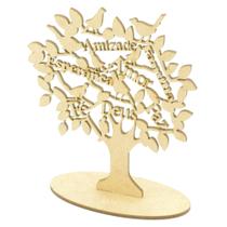 20 Lembrancinhas Personalizada - Display Árvore com Palavras - Centro de Mesa