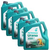 20 Litros Óleo Urania 1000E Petronas 15w-40 Mineral Para Diesel Pesados StrongTech