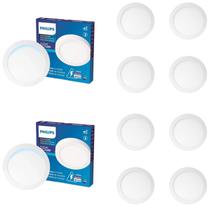 20 Luminária Led 18w Philips Sobrepor 6500k Bivolt Luz Fria