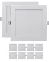 20 Luminaria Led Embutir Quadrada 24w 20 Luminaria Led Embutir Quadrada 24w