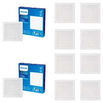 20 Luminária Led Plafon 6w Embutir Philips 6500k Biv. 400lm 20 Luminária Led Plafon 6w Embutir Philips 6500k Biv. 400lm