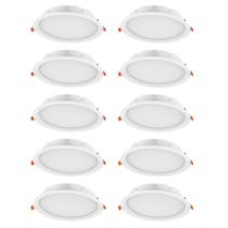 20 Luminárias Led De Embutir Redonda 3000k Ledvance 7021286 20 Luminárias Led De Embutir Redonda 3000k Ledvance 7021286