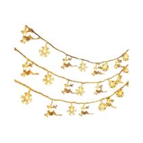 20 Luzes De Natal LED Para Decoração De Janela Externa, Cordão De Luzes De Estrela De 3M Para Festas 20 Luzes De Natal LED Para Decoração De Janela Externa, Cordão De Luzes De Estrela De 3M Para Festas