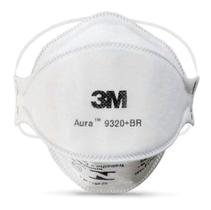 20 Máscaras 3M Aura PFF2 9320 +BR com espuma no clipe nasal - (CA): 30.592 - 3M Do Brasil