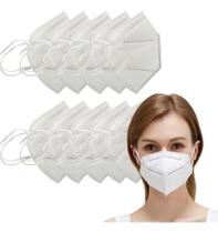 20 Máscaras Respiratória Pff2 N95 proteção filtrante KN95 20 Máscaras Respiratória Pff2 N95 proteção filtrante KN95