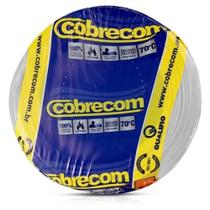 20 metros cabo flexivel 0,75 mm2 br corfio/cobrecom
