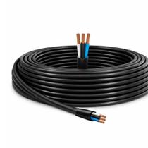 20 metros cabo pp flex 3 x 4 mm cobrecom
