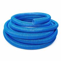 20 Metros Mangueira Azul x Transparente Flutuante Para Piscina 2" 50mm
