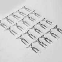 20 Mini Garfinhos para Petiscos Em Alumínio com Cara De Boi 20 Mini Garfinhos para Petiscos Em Alumínio com Cara De Boi