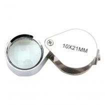 20 Mini Lupa 10X 21Mm Inox Relojoeiro Joalheiro Gota De Mão 20 Mini Lupa 10X 21Mm Inox Relojoeiro Joalheiro Gota De Mão