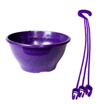 20 Mini Vasos plástico para plantas Cuia 13 volume 500 Ml Coloridas com hastes alça para pendurar para cactos e suculentas