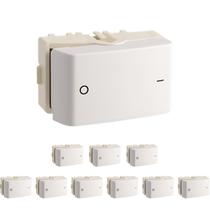 20 Módulo Interruptor Bipolar Simples Schneider Decor 25 A 250 V Branco