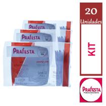 20 Pacotes de Kit Churrasco Descartável Pratos e Talheres