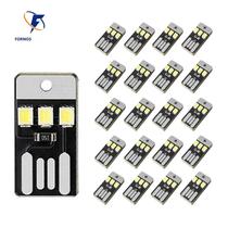 20 Pacotes Mini Luz De Livro Usb Lâmpada Led 5v 0.2w 2835smd Iluminação Noturna Para Banco De