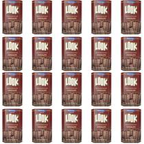 20 Pacotes Tubinho Recheado Chocolate Uma Delícia Sorveteria