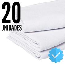 20 Panos de Prato BRANCO 41cm x 68cm kit panos de prato 20 Panos de Prato BRANCO 41cm x 68cm kit panos de prato