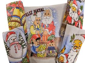 20 panos de prato copa natalino desenho natal pé de galinha