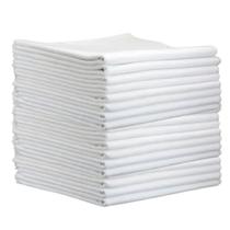 20 Panos de Pratos Brancos Bainha Cozinha Artesanato - Estilotex