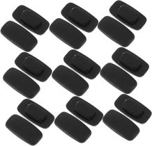 20 Par Plaqueta Silicone Armação Óculos Solar Sol Grau Retangular Consertos Preta Branca acessório óptico ótica conserto acessórios atacado lente 20 Par Plaqueta Silicone Armação Óculos Solar Sol Grau Retangular Consertos Preta Branca acessório óptico ótica conserto acessórios atacado lente