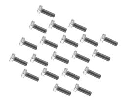 20 Parafuso Estribo Pedal Apoio Dianteiro Cg Titan Biz M8 x 20mm sextavado