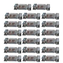 20 Pares de Conector de Encaixe para Móveis Sofá Cabeceira Painel Zincado G59