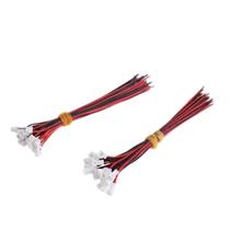 20 pares micro jst ph 1.25 2 pinos macho fêmea conector com cabos de fio 100mm