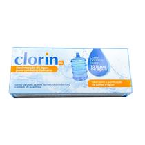 20 Pastilhas Purificadora de Água Potável galão 10 litros Clorin