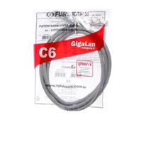 20 Patch Cord Furukawa Gigalan Cat6 1,50 Mts Cinza 35123242