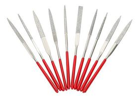 20 Pc Kit Jogo Lima Agulha Diamantada Relojoeiro Ourives 100