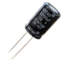 20 PÇS CAPACITOR ELETROLITICO 2200X16V - 2200UF X 16V - 105º 20 PÇS CAPACITOR ELETROLITICO 2200X16V - 2200UF X 16V - 105º