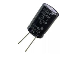 20 PÇS - CAPACITOR ELETROLITICO 2200X35V - 2200UF X 35V 105º 20 PÇS - CAPACITOR ELETROLITICO 2200X35V - 2200UF X 35V 105º