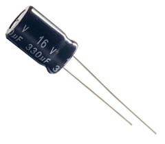20 PÇS - CAPACITOR ELETROLITICO 330X16V - 330UF X 16V - 105º 20 PÇS - CAPACITOR ELETROLITICO 330X16V - 330UF X 16V - 105º