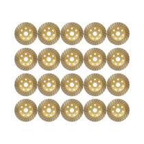 20 Pcs Disco Desbaste Diamantado Rebolo Turbo 115 X 22,23 Mm