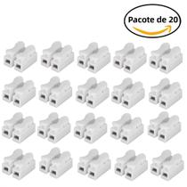 20 Peças Conector Rápido De Fio De Mola 2 Vias, Abraçadeira De Cabo De Fácil Instalação, Bloco De 20 Peças Conector Rápido De Fio De Mola 2 Vias, Abraçadeira De Cabo De Fácil Instalação, Bloco De