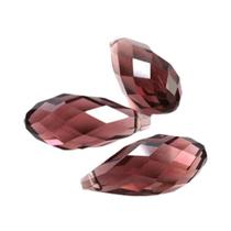 20 Peças De Contas De Vidro Cristal Em Forma De Gota Facetadas 10x20mm Soltas Para Confecção De