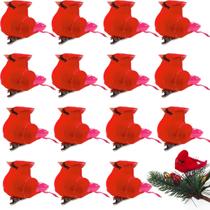 20 peças de enfeites de árvore de Natal GXXMEI Mini Cardinal de 6 cm 20 peças de enfeites de árvore de Natal GXXMEI Mini Cardinal de 6 cm
