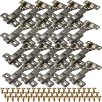 20 Peças - Dobradiça Para Armario Reta De 26mm 20 Peças - Dobradiça Para Armario Reta De 26mm